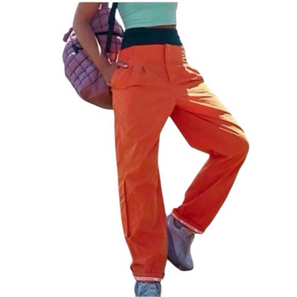 FP Movement by Free People Pants - Free People Movement Mesmerize Me Orange Cargo Pants Size XL